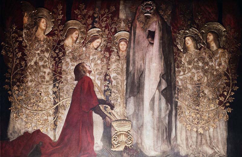 Sir Galahad Discovering the Fabled Holy Grail 